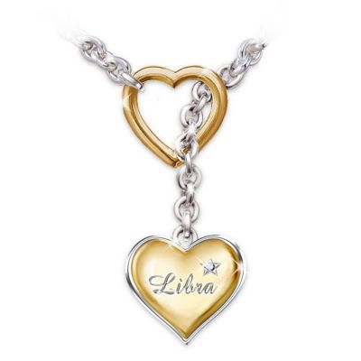 Zodiac Sign Diamond Necklace Jewelry