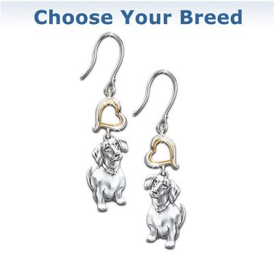 Loyal Companion Dog Lover Keepsake Earrings