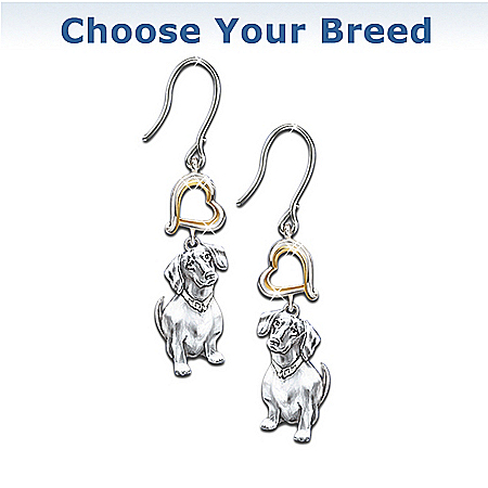 Loyal Companion Dog Lover Keepsake Earrings