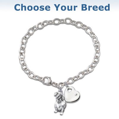 Loyal Companion Keepsake Dog Charm Bracelet