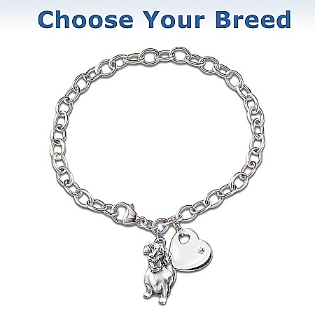 Loyal Companion Keepsake Dog Charm Bracelet