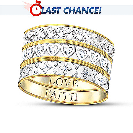 Eternity Diamond Ring: Faith, Hope And Love
