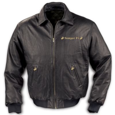 Review USMC Leather Jacket: United States Marine Corps Gift | Vince ...