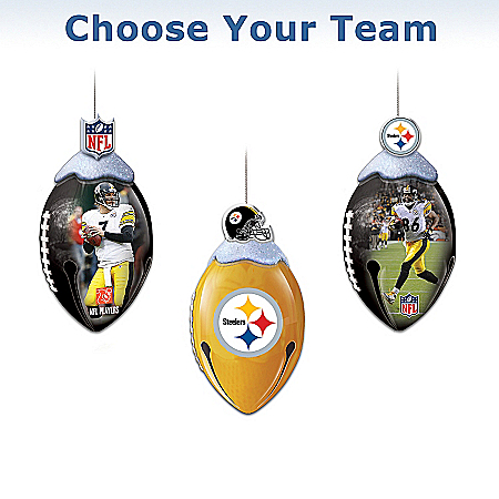 NFL FootBells Christmas Ornament Collection