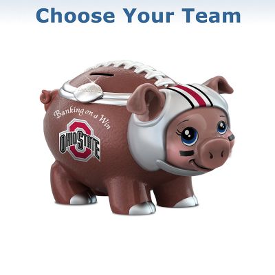 Banking On A Win Football Fan Piggy Bank