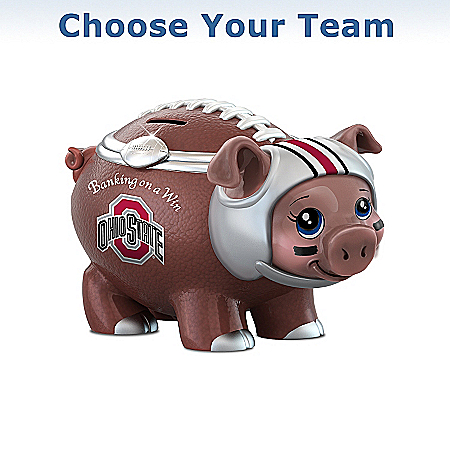 Banking On A Win Football Fan Piggy Bank