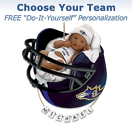 NFL Personalized Baby's First Ornament