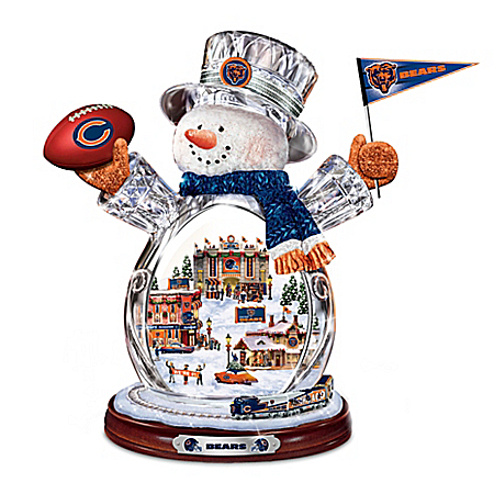 NFL Figurine: Crystal Snowman