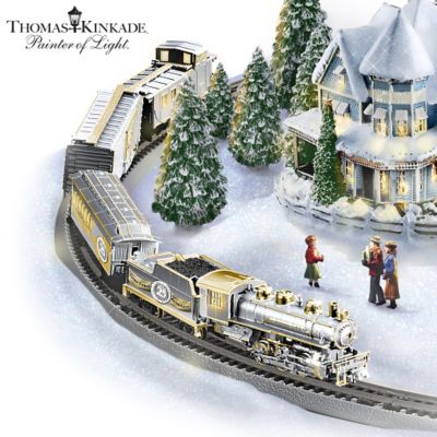 thomas kinkade train set