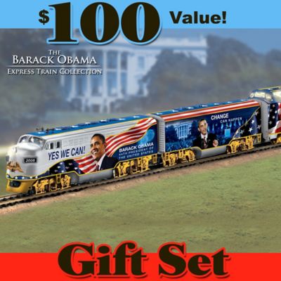 Collectible Barack Obama Train Set