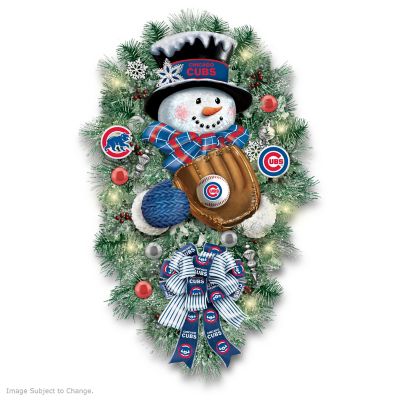 cubs chicago snowman