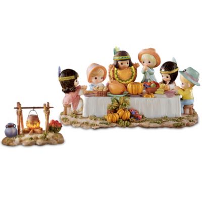 Figurine: Precious Moments We Gather Together Thanksgiving Figurine Set