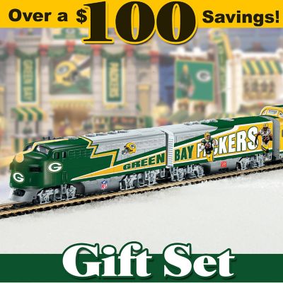 Green Bay Packers Express Train Gift Set