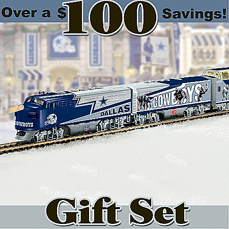 NFL Dallas Cowboys Express Train Set