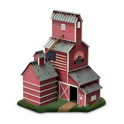 Sculptural Train Accessory: Country Grain Elevator