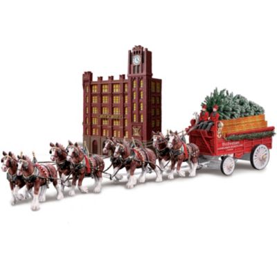 Budweiser Happy Holidays Delivery Truck 2012 Sculpture