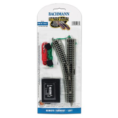 N-Scale Left Turnout E-Z Track Train Accessory