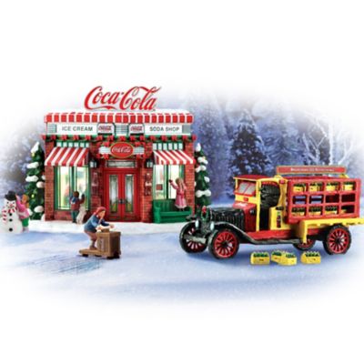 Sculpture Set: COCA-COLA Refreshing Memories Village Sculpture Set