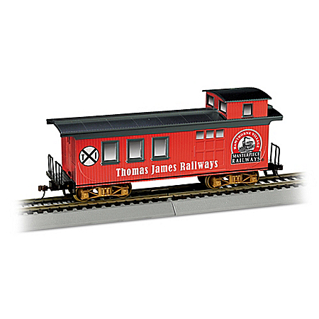 Personalized Caboose HO-Gauge Train Car