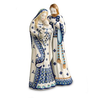 Polish Stoneware Pottery Boleslawiec Nativity Set