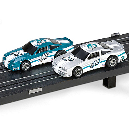 NFL Philadelphia Eagles Electric Slot Car Set