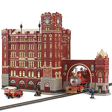 Illuminated Village: Budweiser Brew House Masterpiece Edition Sculpture