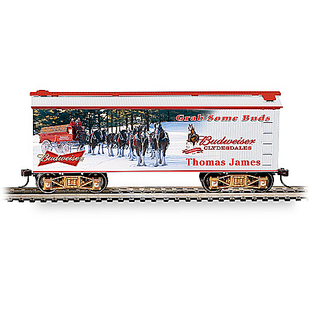 Budweiser Personalized Train Car: Grab Some Buds