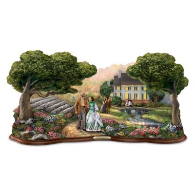 Thomas Kinkade Gone With The Wind Sculpture