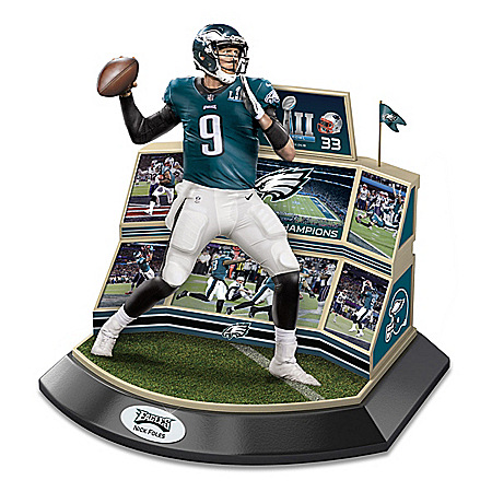 Philadelphia Eagles NFL Super Bowl LII Championship Moments Sculpture