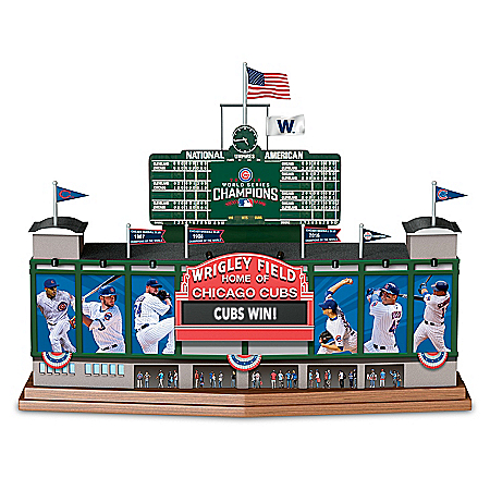 Wrigley Field - Go Chicago Cubs Go Musical MLB Sculpture