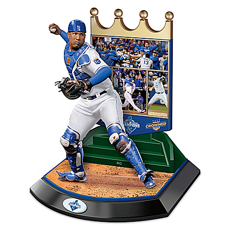 Kansas City Royals 2015 World Series Commemorative Salvador Perez Sculpture