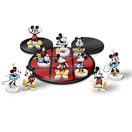 Disney Mickey Mouse & Minnie Mouse Ready To Play Tic-Tac-Toe Set