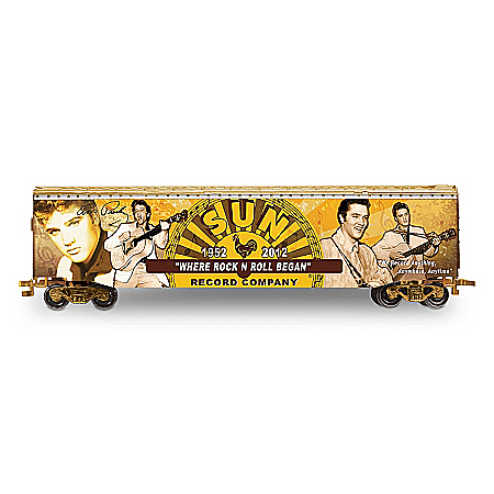 Elvis Presley Sun Records Commemorative Train Car
