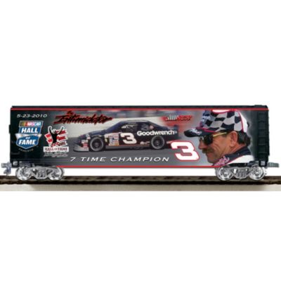 Dale Earnhardt Boxcar Train Accessory: NASCAR Hall Of Fame Tribute