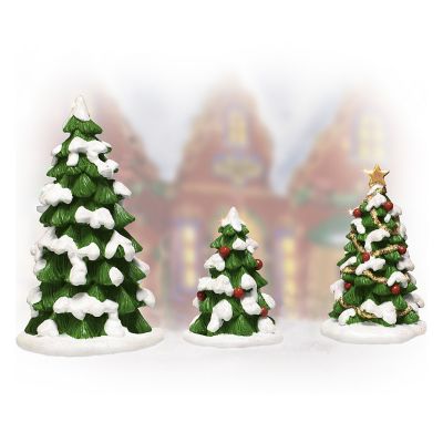 Whimsical Tree Set Village Accessory