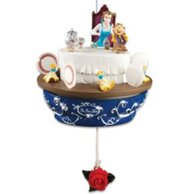 Disney Beauty And The Beast Christmas Ornament: Belle Be Our Guest