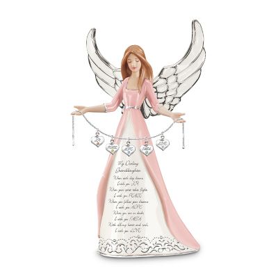 Darling Granddaughter, I Wish You Collectible Angel Figurine Gift