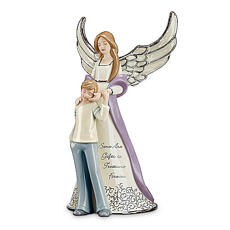 Forever My Son Heirloom Porcelain Musical Figurine
