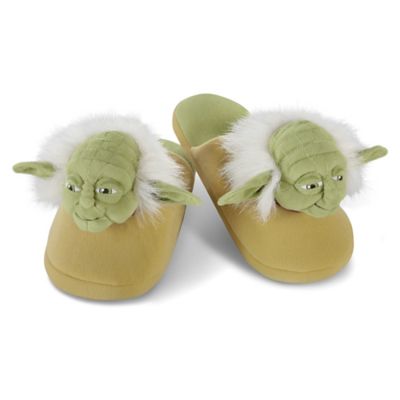 STAR WARS: Yoda Plush Slippers For Adults
