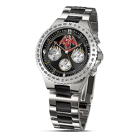Dragon Art Chronograph Men's Watch: Ruler Of The Realm