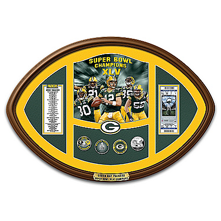 Green Bay Packers Super Bowl XLV Champions Official Coin Set