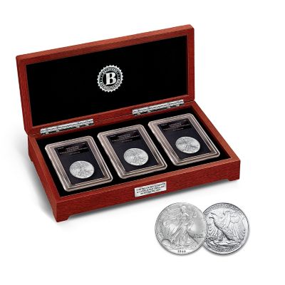 The Walking Liberty Silver Half Dollar Mint Mark Coin Set