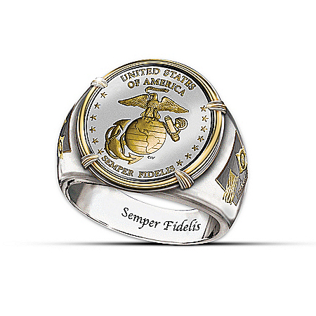 Men's Ring: The USMC Commemorative Proof Ring
