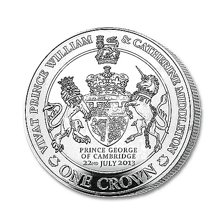 Coin: The New Royal Prince Silver Crown Coin