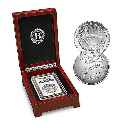 Coin: The 2014 Baseball Hall Of Fame Silver Dollar Coin