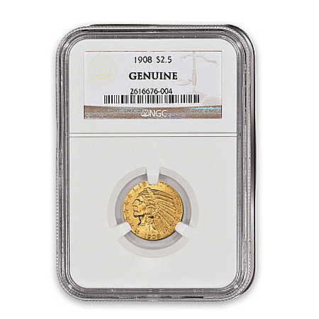 Coin: The First Sunken Relief U.S. $2.50 Coin