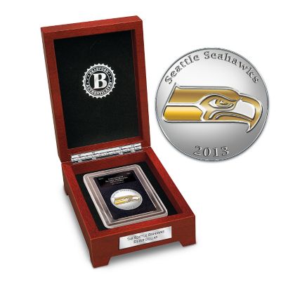 Coin: The First-Ever Seattle Seahawks Silver Dollar Coin