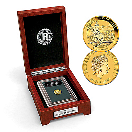 The All-New 99.9% Gold $15 Australian Kangaroo Uncirculated Coin