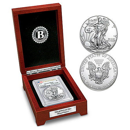 First Day 2016 American Eagle Silver Dollar Coin