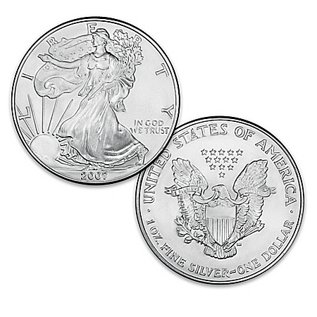 The Last-Ever Original Silver Bullion Eagle Dollar Coin